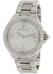  Shop Authentic Michael Kors Camille Crystal Pave Dial Silver Steel Strap Watch for Women - MK5869 - Luxxuri
