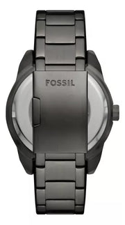  Shop Authentic Fossil Bronson Automatic Skeleton Black Dial Grey Steel Strap Watch for Men - ME3255 - Luxxuri