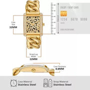  Shop Authentic Michael Kors Emery Three Hand Leopard Print Gold Dial Gold Steel Strap Watch For Women - MK7437 - Luxxuri