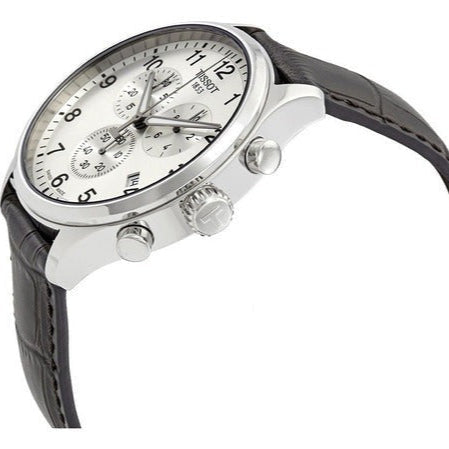 Shop Authentic Tissot Chrono XL Silver Dial Brown Leather Strap Watch For Men - T116.617.16.037.00 - Luxxuri