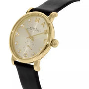 Shop Authentic Marc Jacobs Baker Gold Dial Black Leather Strap Watch for Women - MBM1399 - Luxxuri