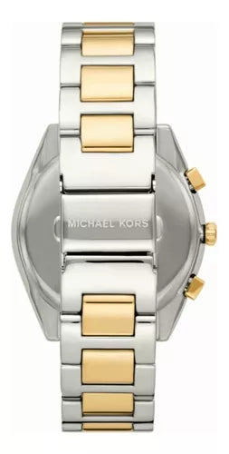  Shop Authentic Michael Kors Janelle Chronograph Silver Dial Two Tone Steel Strap Watch For Men - MK8994 - Luxxuri