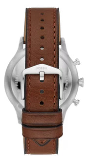  Shop Authentic Fossil Retro Pilot Chronograph Blue Dial Brown Leather Strap Watch for Men - FS5832 - Luxxuri