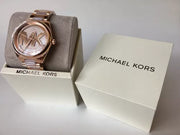  Shop Authentic Michael Kors Janelle Three Hand Rose Gold Dial Two Tone Steel Strap Watch For Women - MK7089 - Luxxuri
