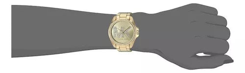  Shop Authentic Michael Kors Bradshaw Quartz Gold Dial Gold Steel Strap Watch For Women - MK6555 - Luxxuri