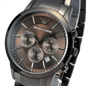  Shop Authentic Emporio Armani Classic Chronograph Grey Dial Grey Steel Strap Watch For Men - AR2454 - Luxxuri