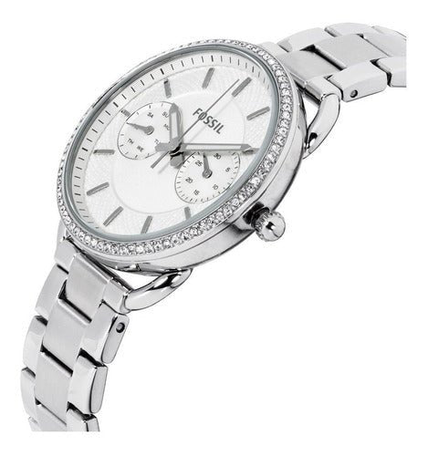  Shop Authentic Fossil Tailor White Dial Silver Steel Strap Watch for Women - ES4262 - Luxxuri
