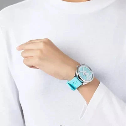  Shop Authentic Michael Kors Janelle Quartz Blue Dial Blue Rubber Strap Watch For Women - MK7350 - Luxxuri