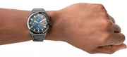  Shop Authentic Fossil Everett Chronograph Grey Dial Grey Steel Strap Watch for Men - FS5830 - Luxxuri
