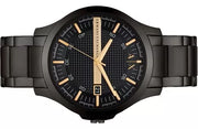 Shop Authentic Armani Exchange Hampton Chronograph Black Dial Black Steel Strap Watch For Men - AX2413 - Luxxuri