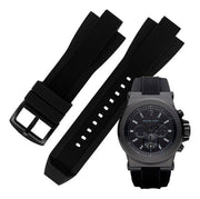  Shop Authentic Michael Kors Dylan Black Dial Black Rubber Strap Watch for Men - MK8152 - Luxxuri
