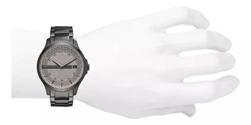  Shop Authentic Armani Exchange Hampton Chronograph Grey Dial Grey Steel Strap Watch For Men - AX2194 - Luxxuri