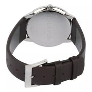  Shop Authentic Calvin Klein Minimal Silver Dial Brown Leather Strap Watch for Men - K3M211G6 - Luxxuri