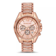  Shop Authentic Michael Kors Whitney Chronograph Rose Gold Dial Rose Gold Steel Strap Watch For Women - MK6730 - Luxxuri