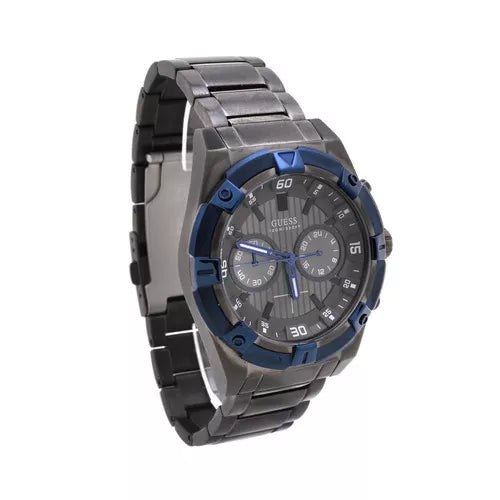  Shop Authentic Guess Sport Analog Grey Dial Grey Steel Strap Watch for Men - W0377G5 - Luxxuri