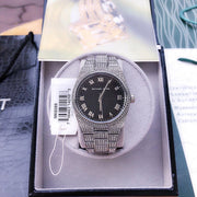  Shop Authentic Michael Kors Channing Diamonds Black Dial Silver Steel Strap Watch for Women - MK6089 - Luxxuri