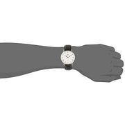  Shop Authentic Daniel Wellington Dapper Sheffield White Dial Black Leather Strap Watch For Men - DW00100088 - Luxxuri