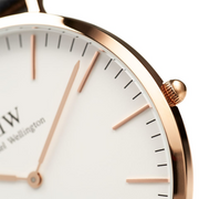  Shop Authentic Daniel Wellington Classic Cornwall White Dial Black Nylon Strap Watch For Men - DW00100257 - Luxxuri