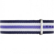  Shop Authentic Daniel Wellington Classic Trinity White Dial Three Tone Nylon Strap Watch For Women - 0609DW - Luxxuri