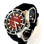  Shop Authentic Emporio Armani Meccanico Automatic Red Dial Black Silicon Strap Watch For Men - AR60070 - Luxxuri