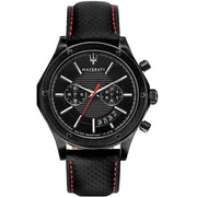  Shop Authentic Maserati Circuito Black Dial Black Leather Strap Watch For Men - R8871627004 - Luxxuri