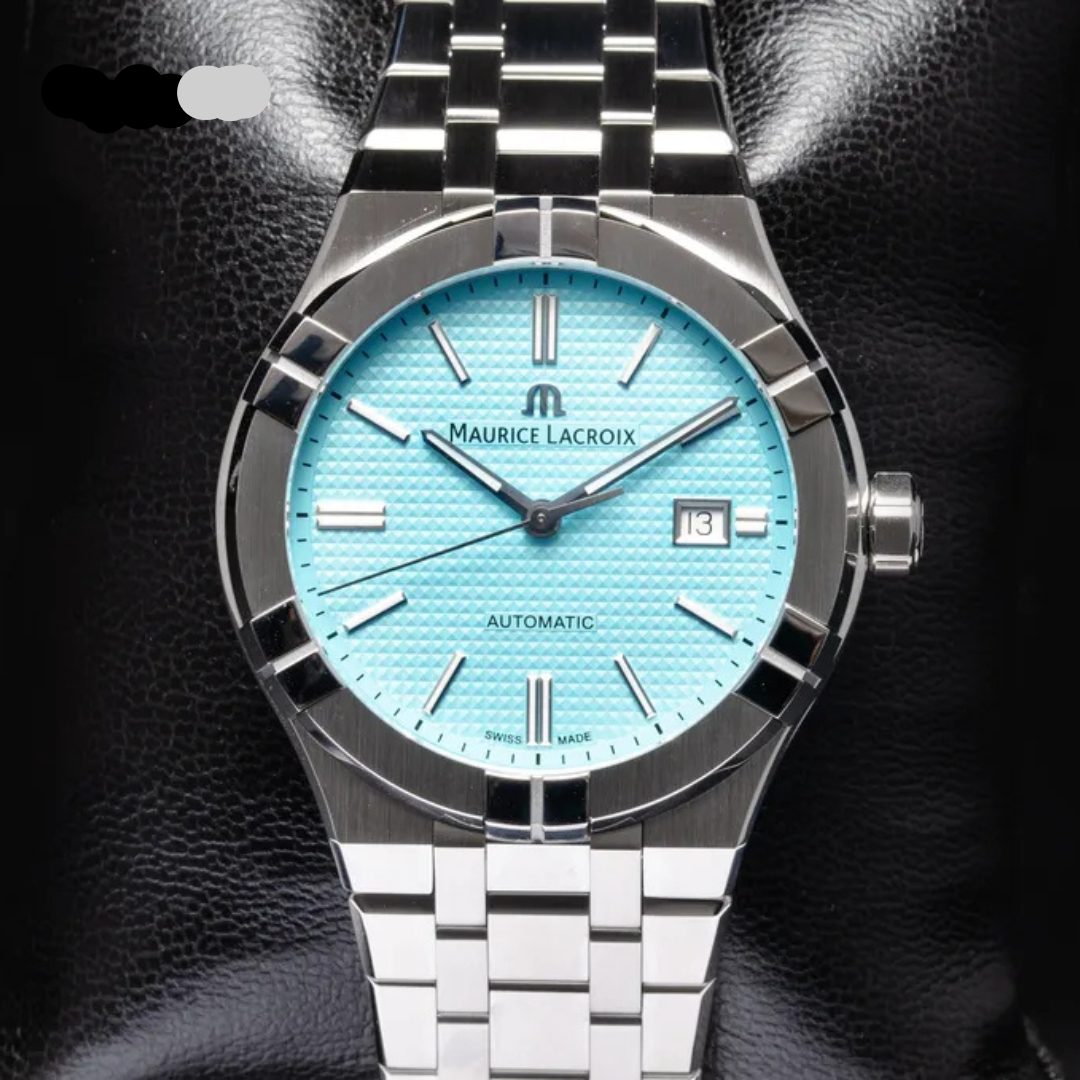  Shop Authentic Maurice Lacroix Aikon Automatic Limited Summer Edition Blue Dial Silver Steel Strap Watch For Men - AI6008-SS00F-431-1 - Luxxuri