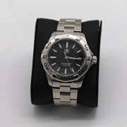  Shop Authentic Tag Heuer Aquaracer Quartz Black Dial Silver Steel Strap Watch for Men - WAY1110.BA0928 - Luxxuri
