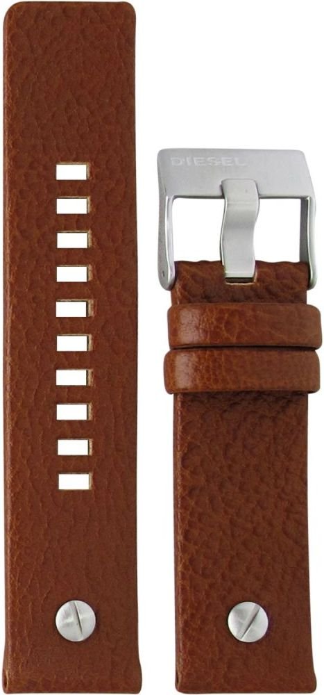  Shop Authentic Diesel SBA Dual Time Black Dial Brown Leather Strap Watch For Men - DZ7264 - Luxxuri