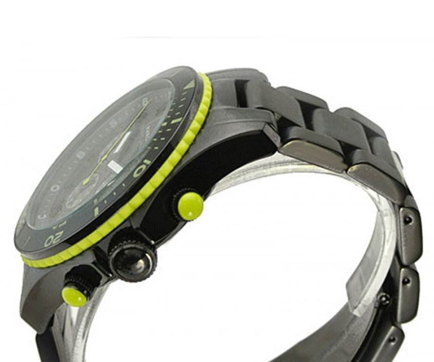  Shop Authentic Marc Jacobs Rock Chronograph Black Dial Black Steel Strap Watch for Men - MBM5026 - Luxxuri