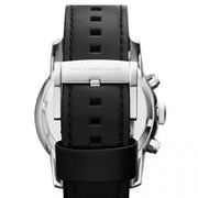  Shop Authentic Marc Jacobs Larry Chronograph Black Dial Black Leather Strap Watch for Men - MBM5033 - Luxxuri