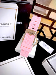  Shop Authentic Michael Kors Mini Pilot Quartz Rose Gold Dial Pink Silicone Strap Watch For Women - MK7375 - Luxxuri