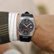 Shop Authentic Tissot PRX Powermatic 80 Black Dial Black Leather Strap Watch for Men - T137.407.16.051.00 - Luxxuri