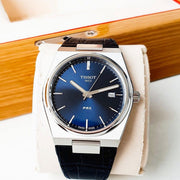  Shop Authentic Tissot PRX Blue Dial Blue Leather Strap Watch for Men - T137.410.16.041.00 - Luxxuri