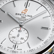  Shop Authentic Breitling Premier Automatic 40mm Stainless Steel Silver Dial Mens Watch - A37340351G1A1 - Luxxuri