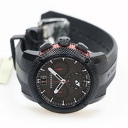  Shop Authentic Burberry The Endurance Chronograph Black Dial Black Rubber Strap Watch For Men - BU9802 - Luxxuri