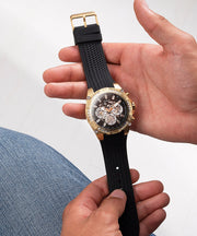  Shop Authentic Guess Trophy Multifunction Black Dial Black Rubber Strap Watch for Men - GW0333G2 - Luxxuri