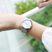  Shop Authentic Calvin Klein Minimal Silver Dial Silver Mesh Bracelet Watch for Men - K3M2112Z - Luxxuri