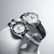  Shop Authentic Seiko 5 Sports x Peanuts Surfboard Snoopy Limited Edition White Dial Two Tone NATO Strap Watch For Men - SRPK25K1 - Luxxuri