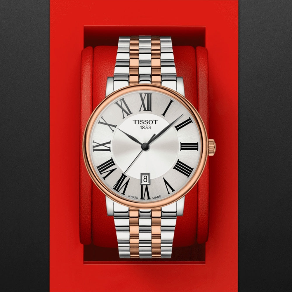  Shop Authentic Tissot Carson Premium White Dial Two Tone Steel Strap Watch For Men - T122.410.22.033.00 - Luxxuri