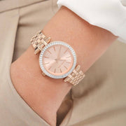  Shop Authentic Michael Kors Darci Rose Gold Dial Rose Gold Stainless Steel Strap Watch for Women - MK3366 - Luxxuri
