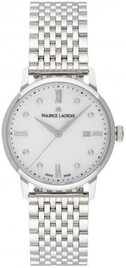  Shop Authentic Maurice Lacroix Eliros Date White Dial Silver Steel Strap Watch for Women - EL1094-SS002-150-1 - Luxxuri