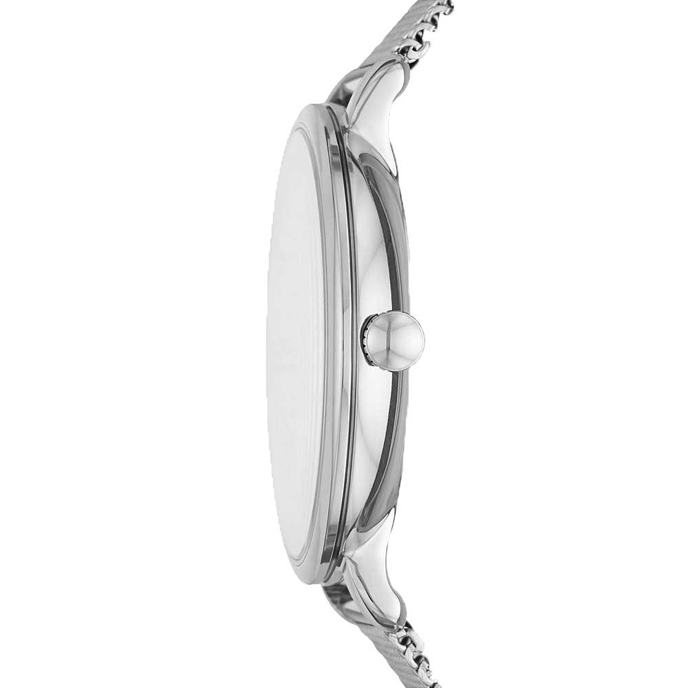  Shop Authentic Fossil Jacqueline Three Hand Pink Dial Silver Mesh Strap Watch for Women - ES5089 - Luxxuri