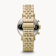  Shop Authentic Fossil Rye Mother of Pearl White Dial Gold Steel Strap Watch for Women - ES3756 - Luxxuri