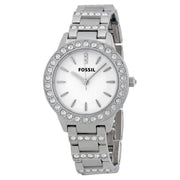  Shop Authentic Fossil Jesse White Dial Silver Steel Strap Watch for Women - ES2362 - Luxxuri