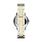  Shop Authentic Fossil Jesse Crystals White Dial Two Tone Steel Strap Watch for Women - ES2409 - Luxxuri
