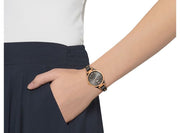  Shop Authentic Fossil Georgia Smoke Grey Dial Grey Leather Strap Watch for Women - ES3077 - Luxxuri