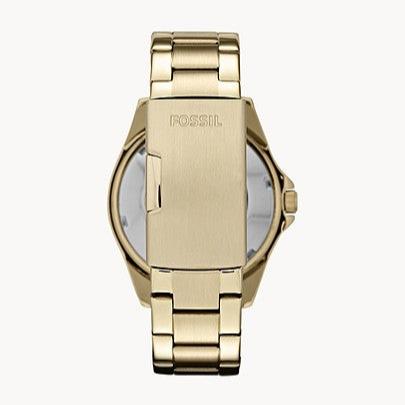  Shop Authentic Fossil Riley Gold Dial Gold Steel Strap Watch for Women - ES3203 - Luxxuri