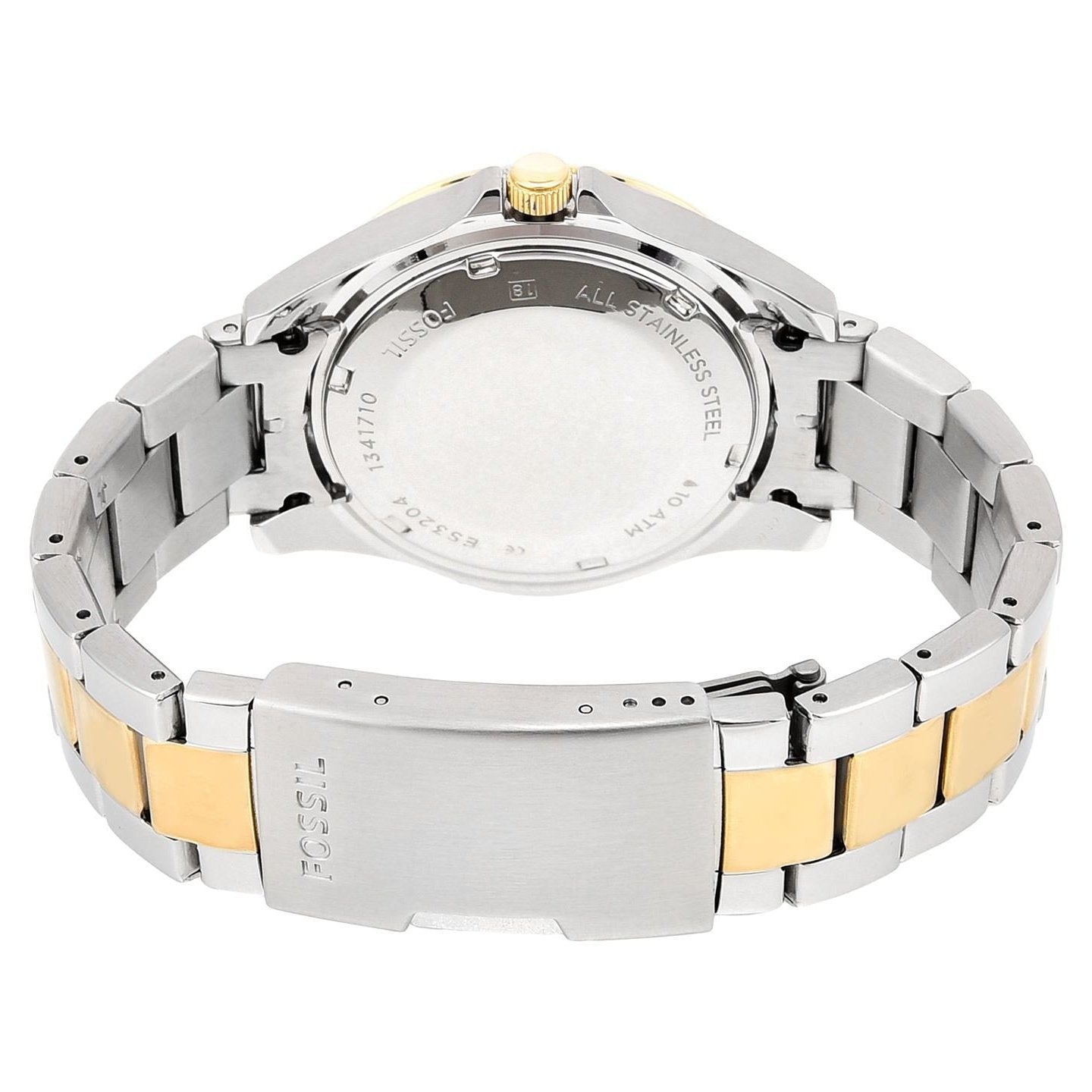  Shop Authentic Fossil Riley White Dial Two Tone Steel Strap Watch for Women - ES3204 - Luxxuri