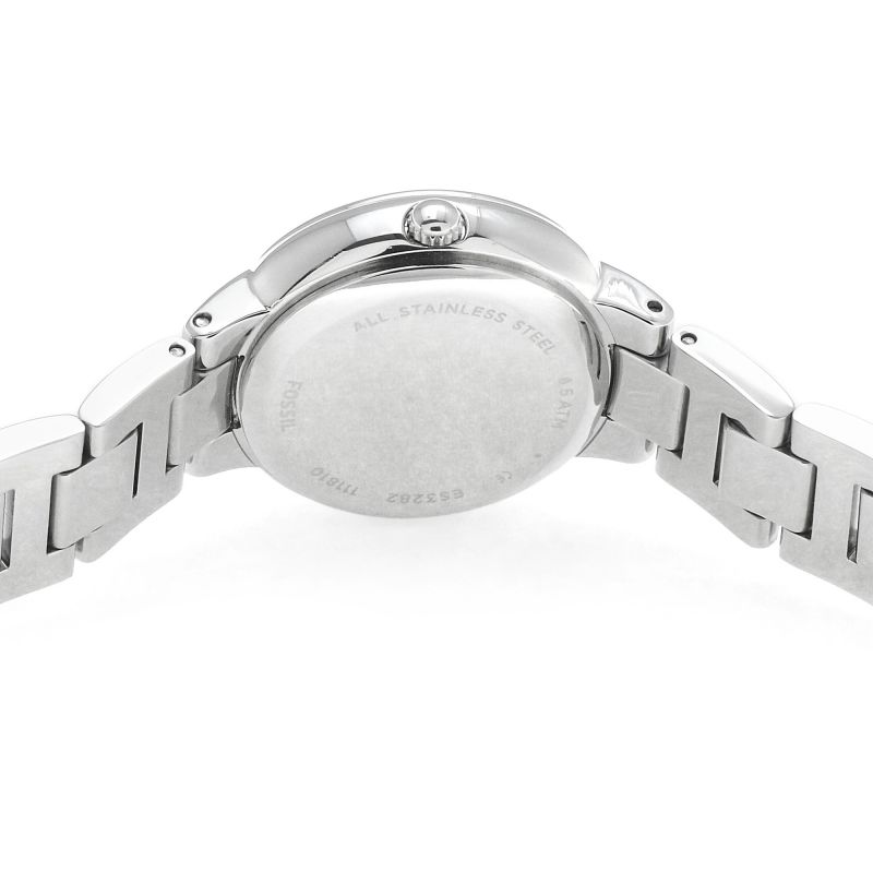  Shop Authentic Fossil Virginia Silver Dial Silver Steel Strap Watch for Women - ES3282 - Luxxuri