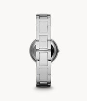  Shop Authentic Fossil Virginia Silver Dial Silver Steel Strap Watch for Women - ES3282 - Luxxuri